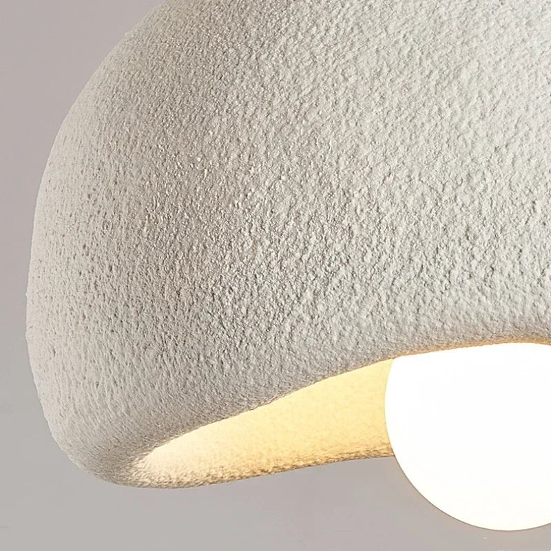 Home Decor Wabi Sabi Resin Pendant Lamp Hanging Lving Room Hallway Restaurants Kitchen Island Indoor LED Suspension Lighting