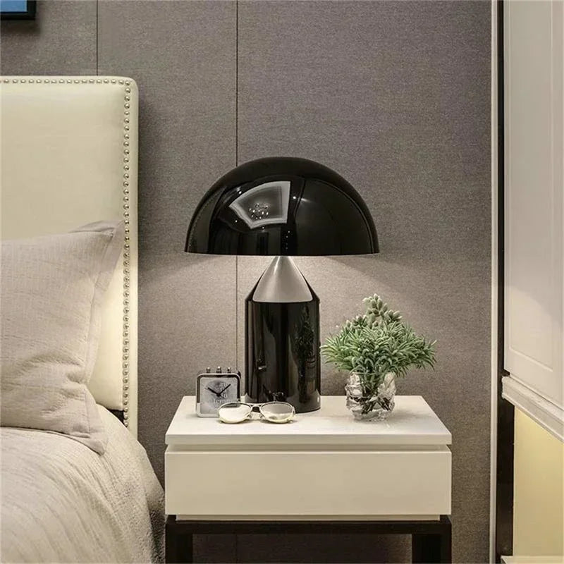 Luxury Modern Mushroom LED Table Lamp Nordic Design Eye Protection Light for Living Room Bedroom Study High-end Home Decor