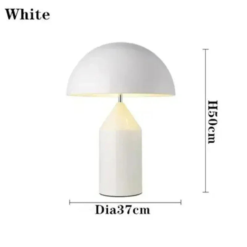 Luxury Modern Mushroom LED Table Lamp Nordic Design Eye Protection Light for Living Room Bedroom Study High-end Home Decor