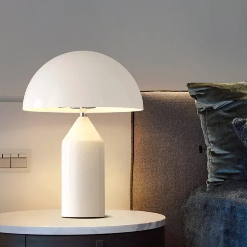 Luxury Modern Mushroom LED Table Lamp Nordic Design Eye Protection Light for Living Room Bedroom Study High-end Home Decor