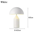 Luxury Modern Mushroom LED Table Lamp Nordic Design Eye Protection Light for Living Room Bedroom Study High-end Home Decor